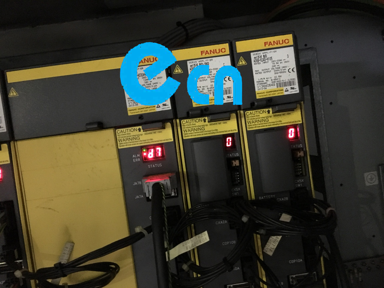hình ảnh AL- D7 trên spindle fanuc