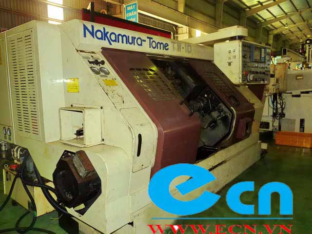 Sửa máy tiện CNC Nakamura Tome TW-10 đời 1990 hệ điều khiển Fanuc OTC