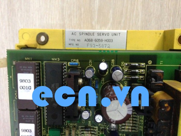 Sửa chữa AC Spindle Drive A60B-6059-H003  báo lỗi Alarm AL-01 AL-02 AL-03 AL-19... 