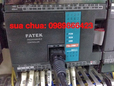 Chuyên sửa lỗi PLC Fatek FBs-20CMT báo lỗi đèn vàng