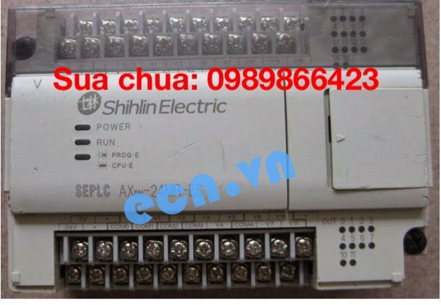 Sửa chữa PLC shihlin AXon-24MR báo lỗi đèn Prog-e